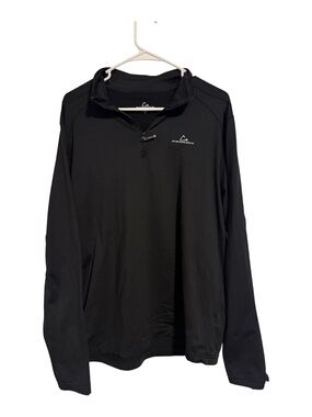 Paradox Men's Black Quarter-Zip Athletic Pullover